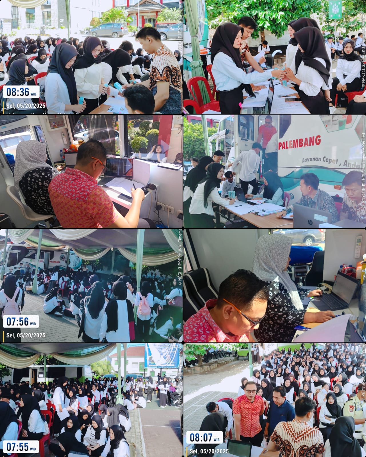 Gambar BBLKM Palembang Fasilitasi Pemeriksaan Rontgen Thorax PA untuk Mahasiswa Poltekkes Tanjung Karang